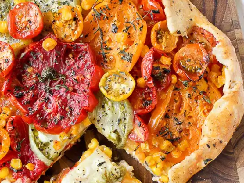 Tomato and Sweet Corn Tart Tomato and Sweet Corn Tart