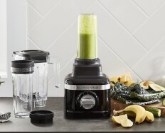 A KitchenAid blender.