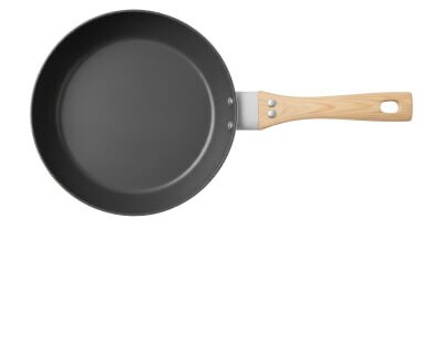 Nonstick pan with magnetic base