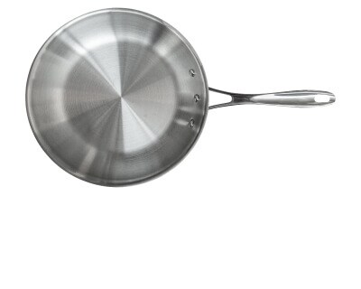 Magnetic stainless steel pan