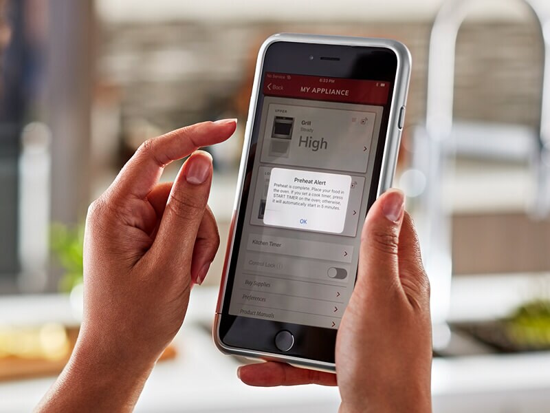 Person using a smartphone