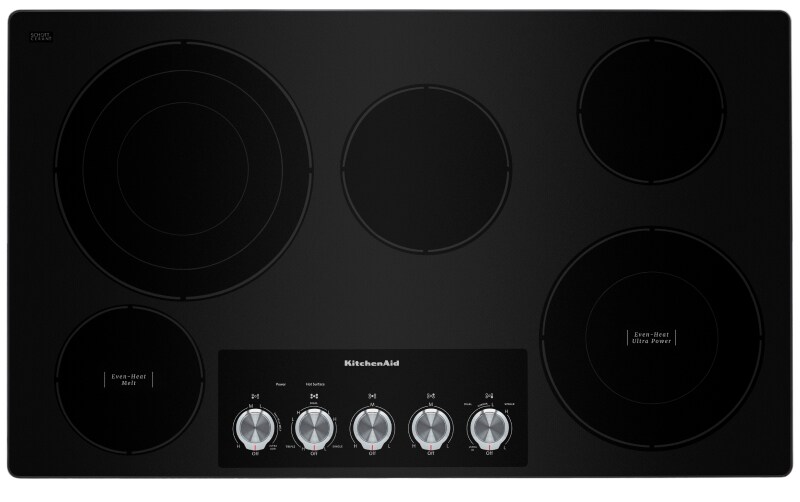 A KitchenAid® 36" electric cooktop