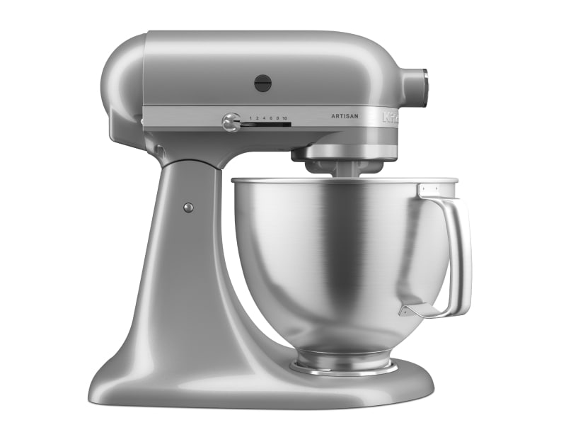Metallic chrome KitchenAid® stand mixer