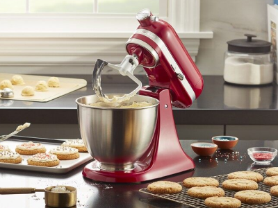 Red KitchenAid® mixer