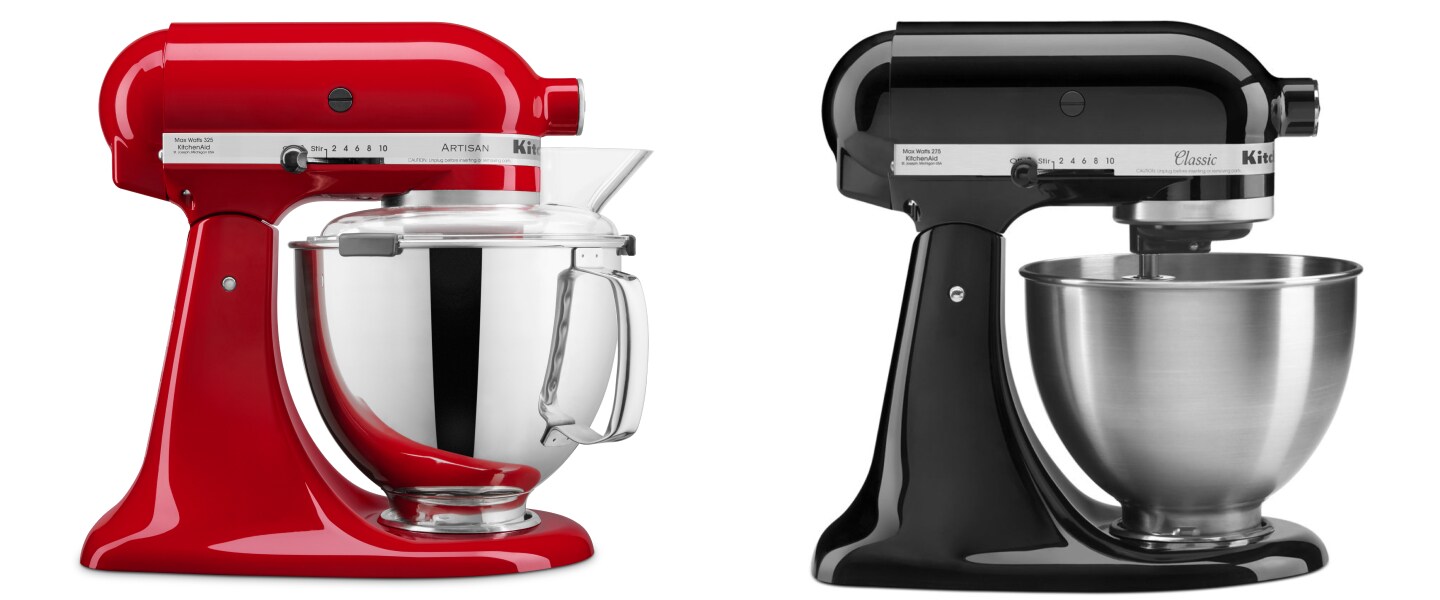 Classic™ vs. Artisan® Stand Mixer Differences KitchenAid