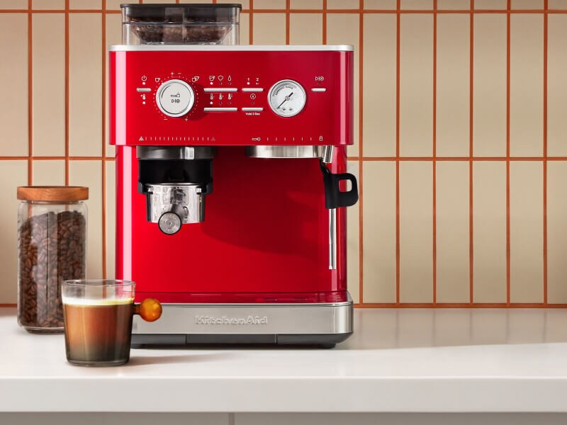 Red KitchenAid® Semi-Automatic Espresso Machine