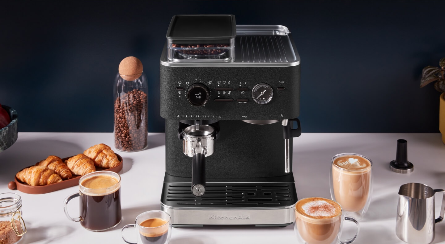 Black KitchenAid® Semi-Automatic Espresso Machine