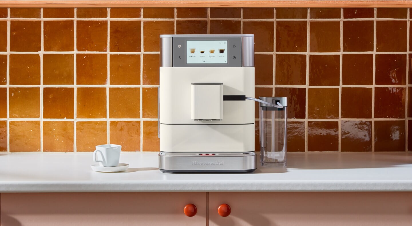 White KitchenAid® Semi-Automatic Espresso Machine White KitchenAid® Semi-Automatic Espresso Machine