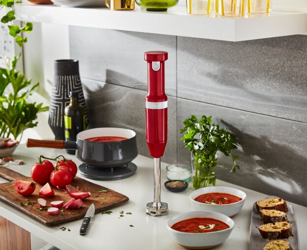 KitchenAid® immersion blender in Empire Red 