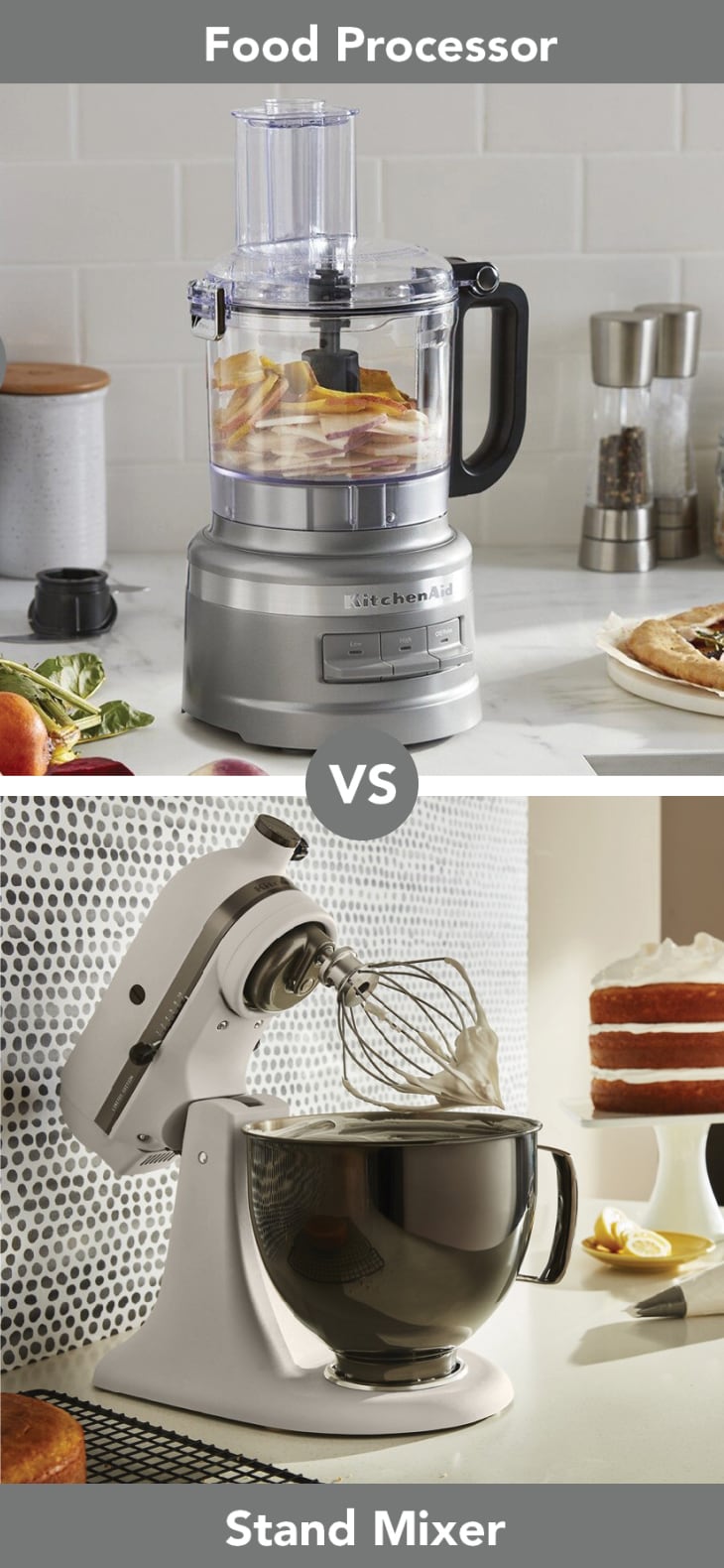 Food Processor vs. Mixer What’s the Difference? KitchenAid