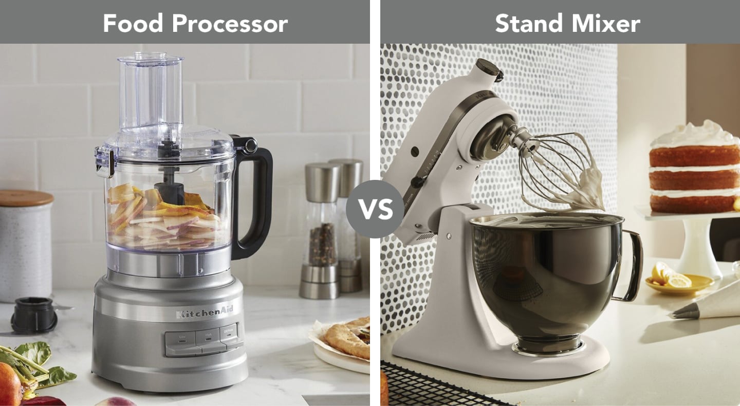 Food Processor vs. Mixer What’s the Difference? KitchenAid
