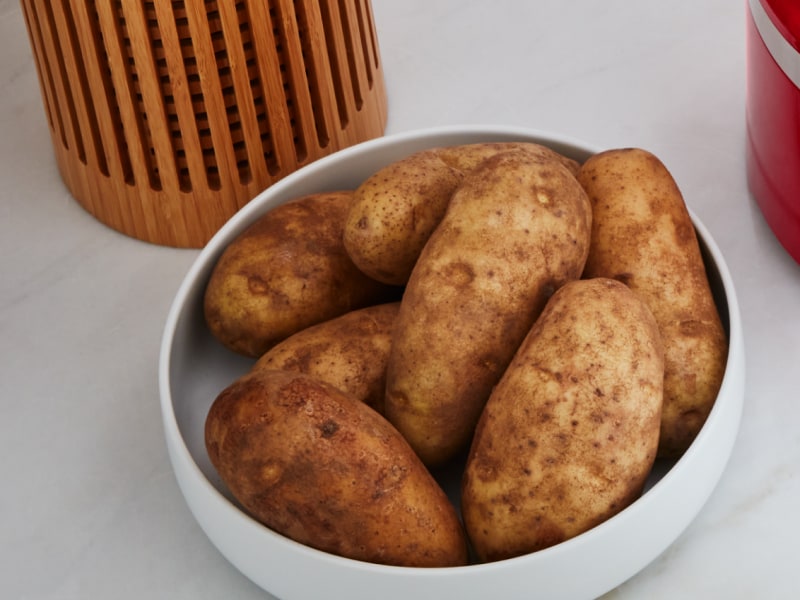 Potatoes in a bowl