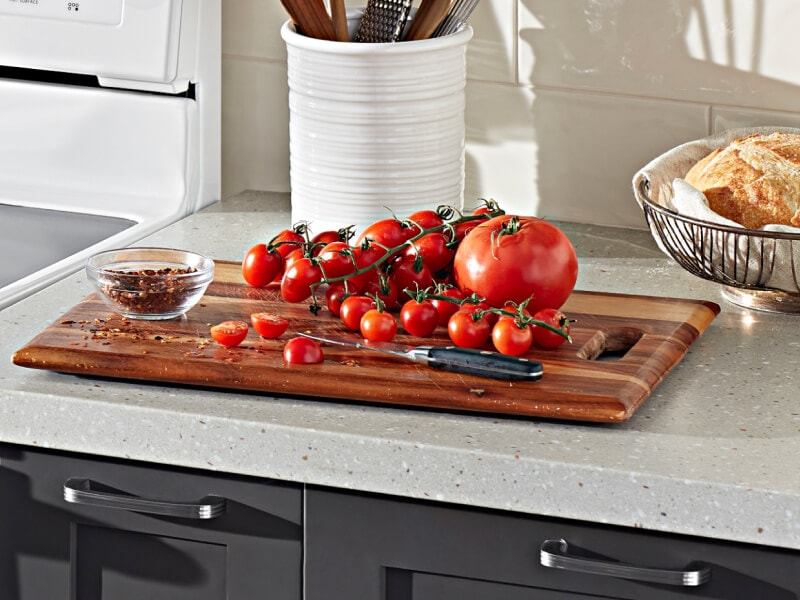 Tomatoes on a cutting board