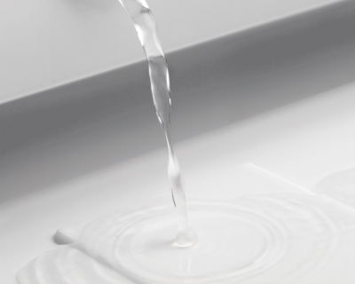 Water leaking onto the floor 