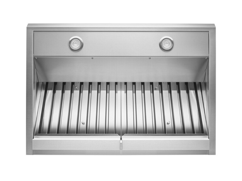 Metal grease filter range hood part