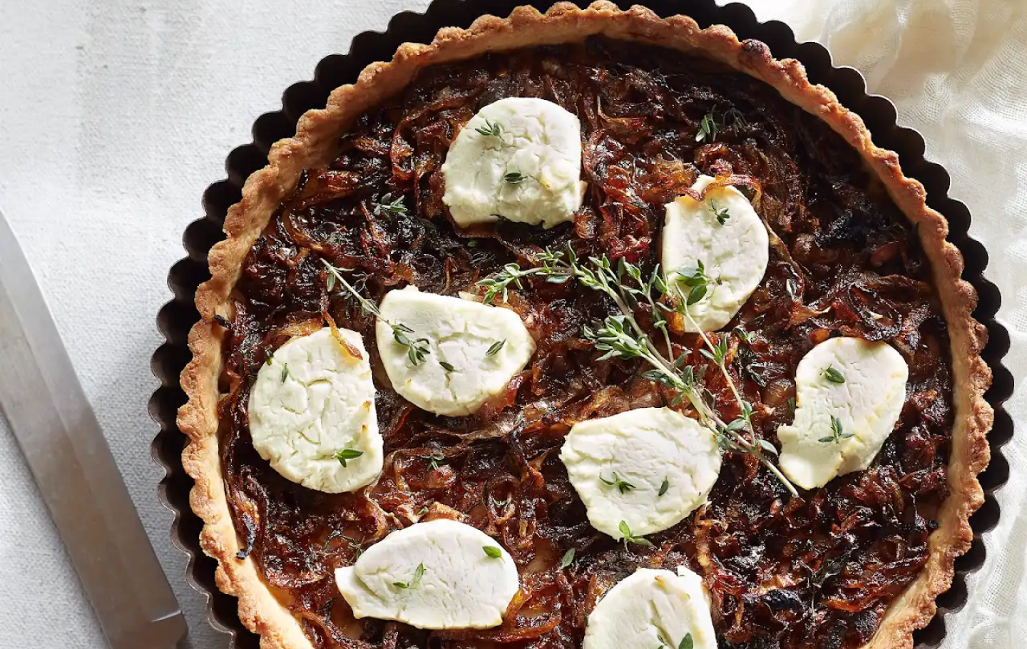 Caramelized Onion and Goat Cheese Tart Caramelized Onion and Goat Cheese Tart