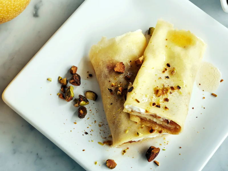 Caramelized Pear Crepes Caramelized Pear Crepes