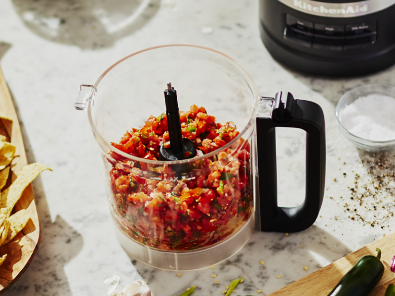 How to Chop, Dice, Slice and Mince Onions in a Food Processor KitchenAid
