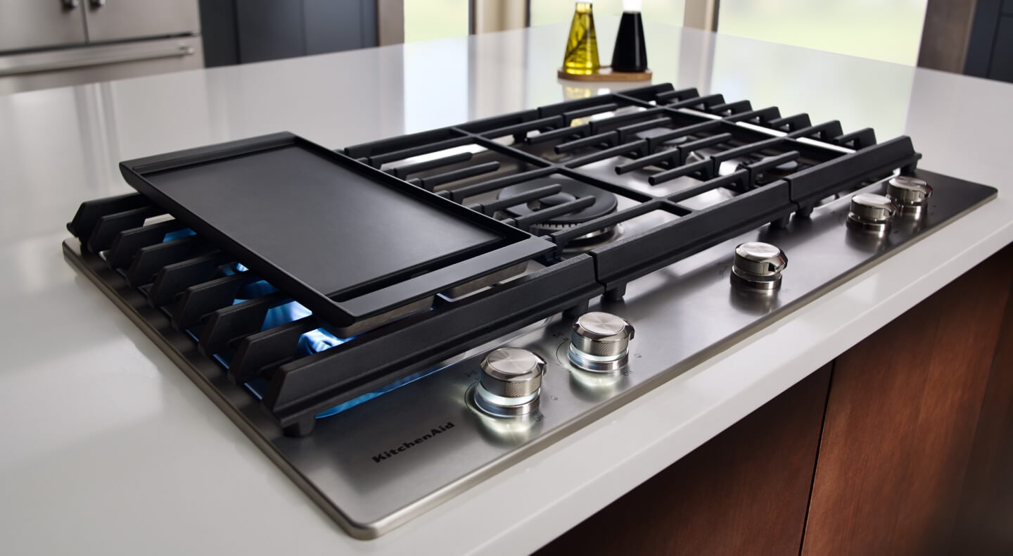 Gas stovetop Gas stovetop