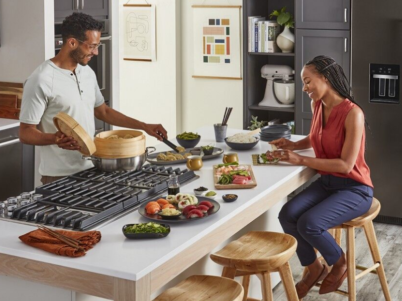 An electric coil stove drip pan An electric coil stove drip pan