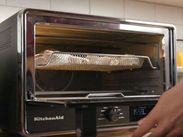 A KitchenAid® countertop oven with air fry.