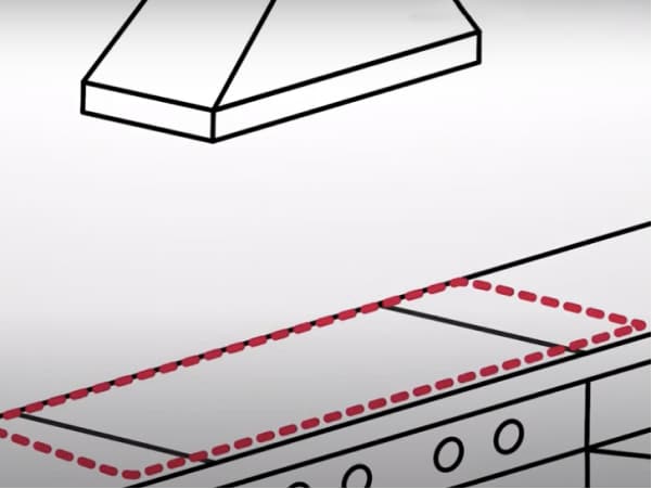 Countertop measurement icon