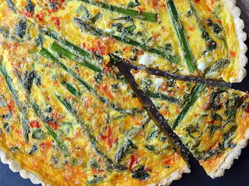 Vegetable quiche Vegetable quiche