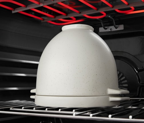 KitchenAid® Bread Bowl in oven baking bread KitchenAid® Bread Bowl in oven baking bread