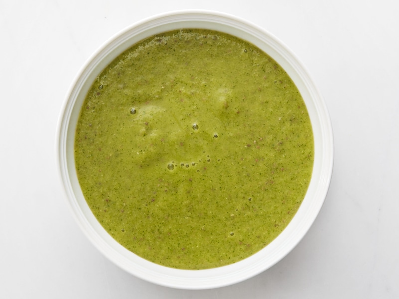 Overhead shot of chutney in serving bowl Overhead shot of chutney in serving bowl