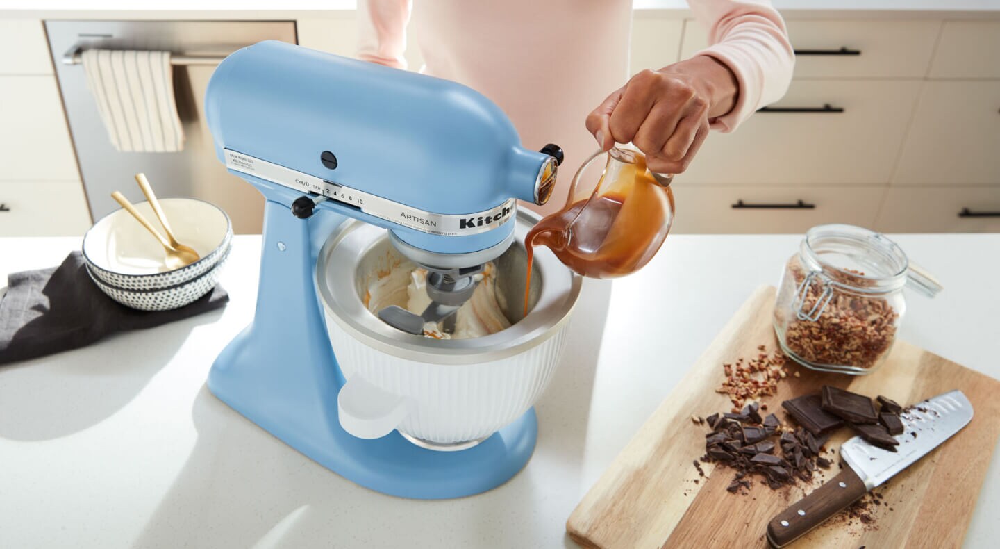 How to Make Vanilla Ice Cream in a Stand Mixer KitchenAid