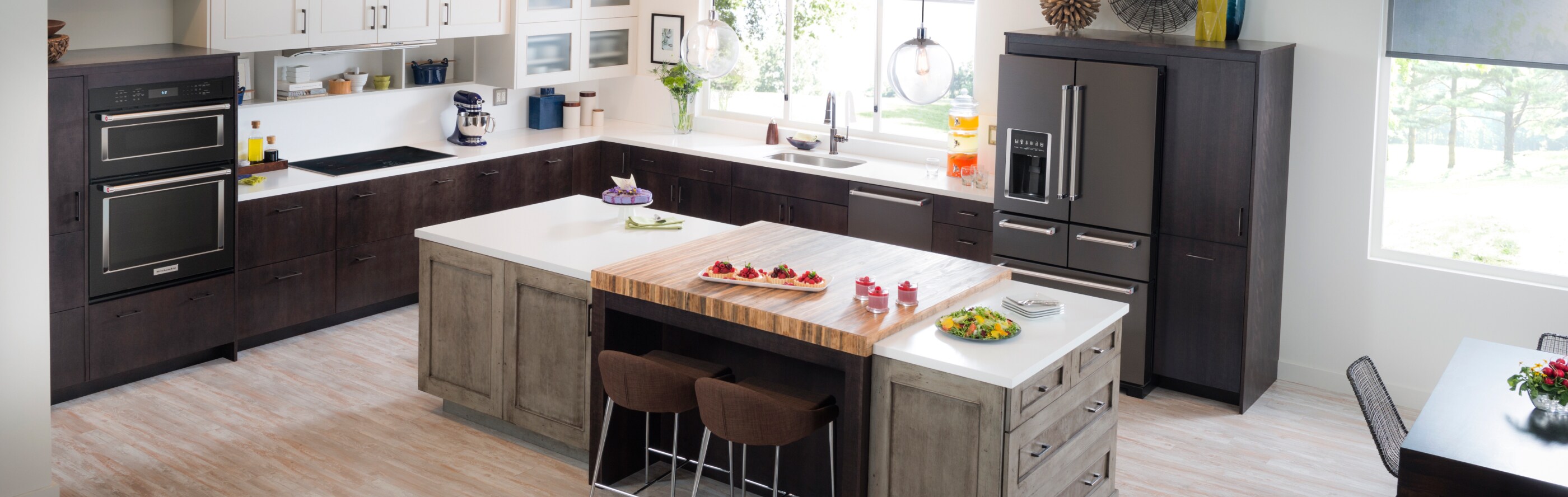 Kitchen with KitchenAid® appliances