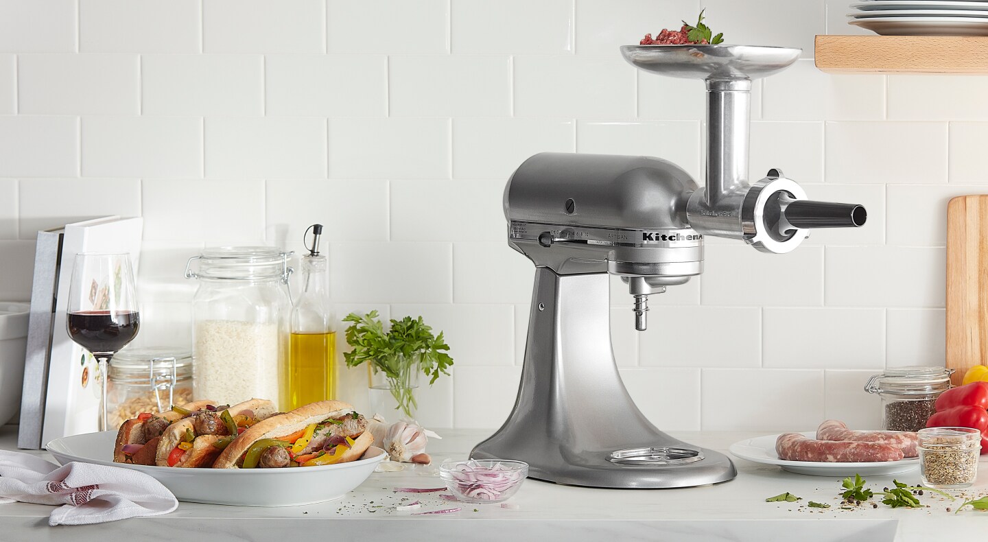 KitchenAid® stand mixer on a countertop