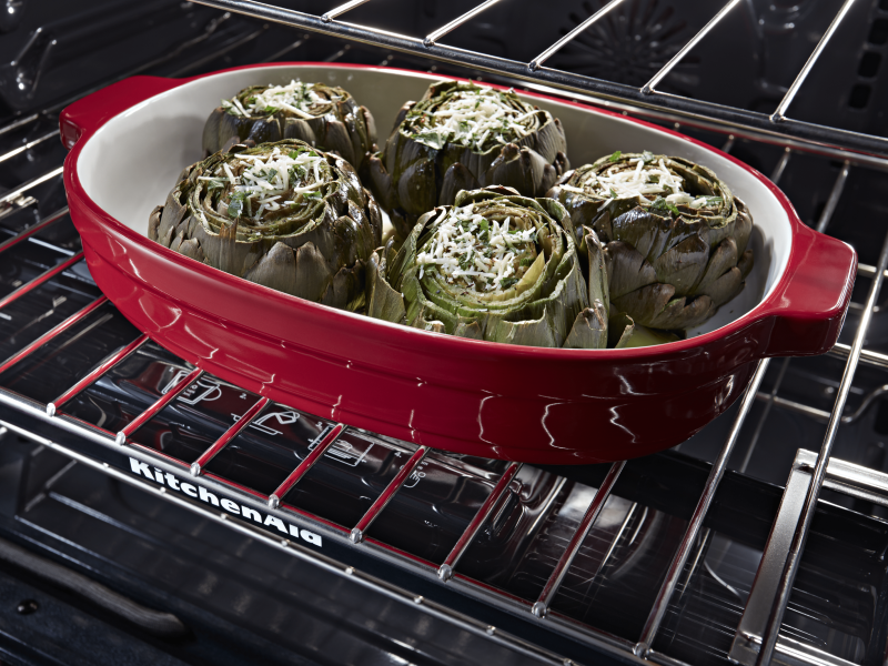 Artichokes in a dutch oven