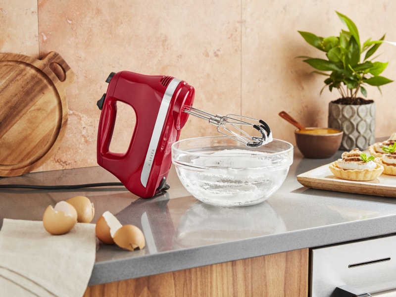 KitchenAid® hand mixer and mixing bowl