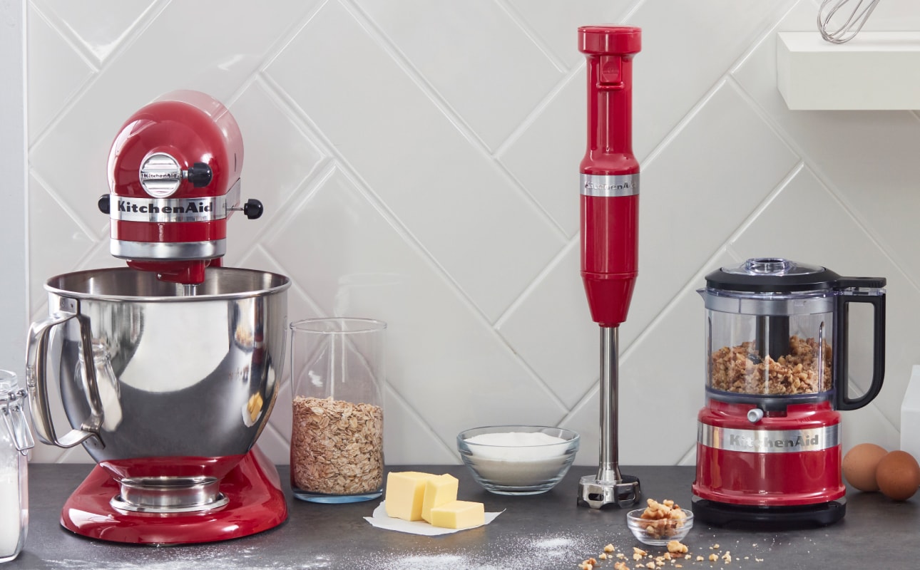 food processor and hand mixer