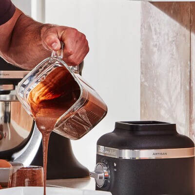 Person pouring from KitchenAid® blender