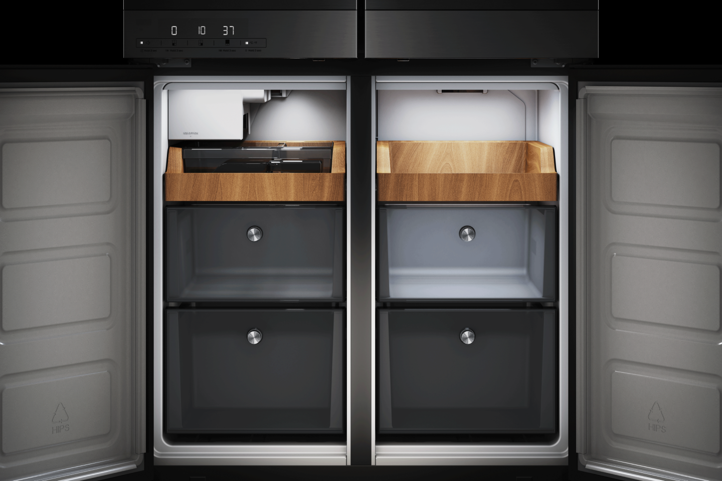 Open freezer Open freezer