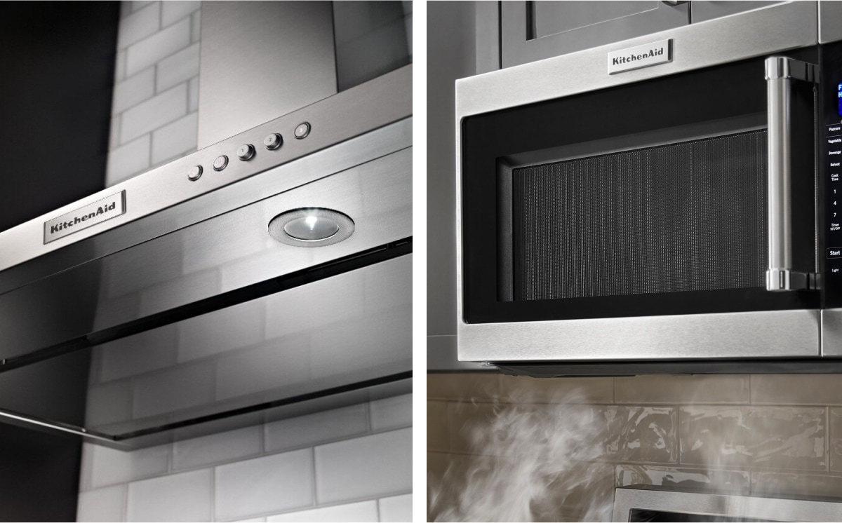 how to clean microwave vents