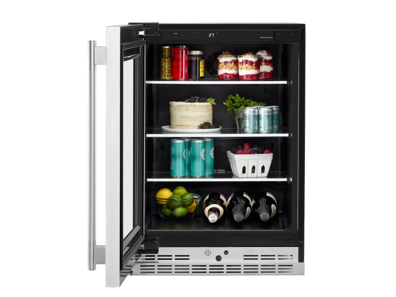An undercounter refrigerator