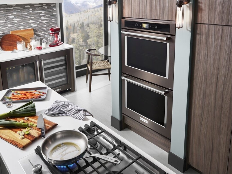 KitchenAid® Double Wall Oven in a kitchen KitchenAid® Double Wall Oven in a kitchen