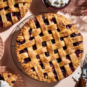 Blueberry Lattice Pie from Yummly recipe
