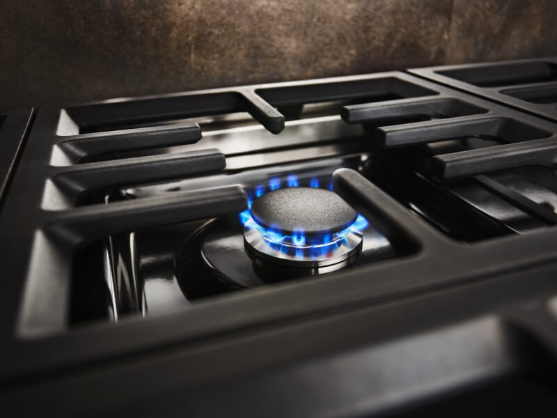 Gas cooktop burner