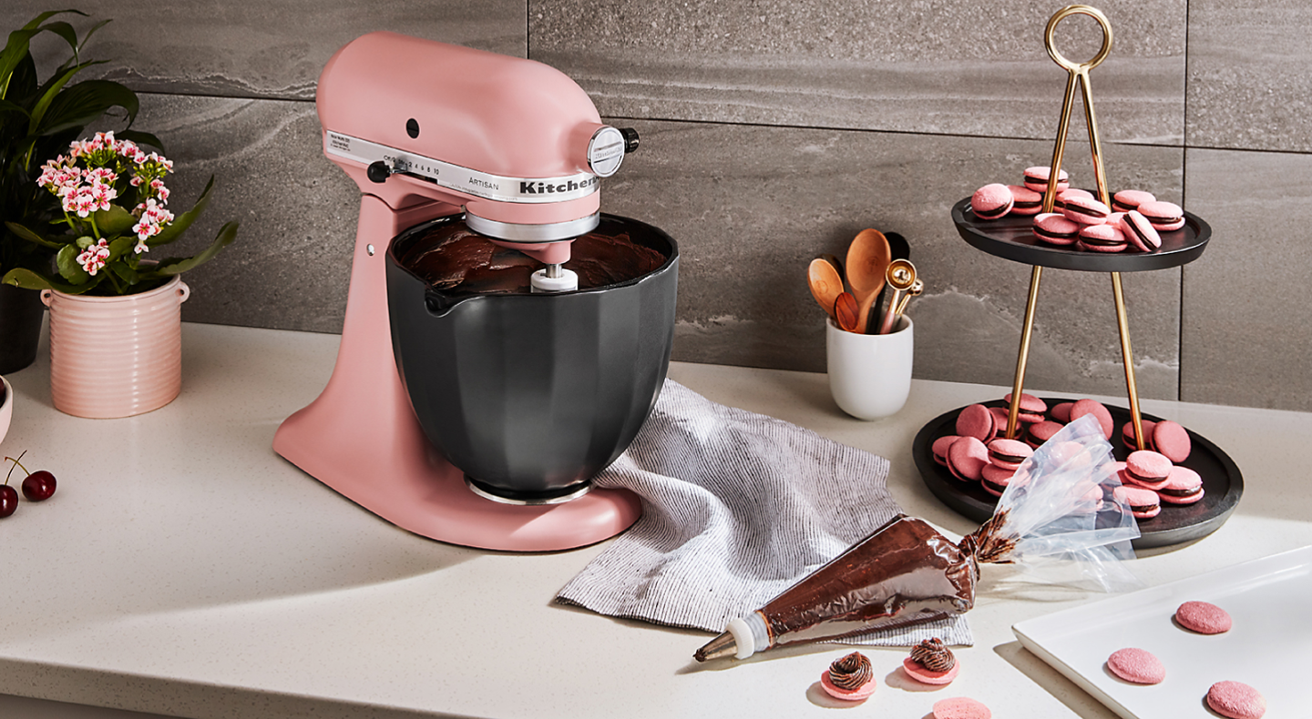 KitchenAid® stand mixer on a countertop