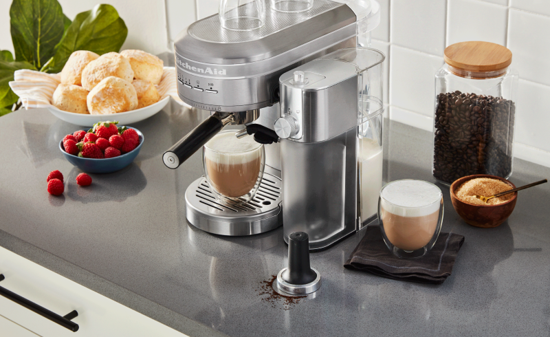 A KitchenAid® espresso machine.