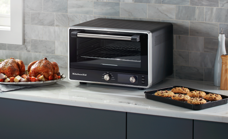 A KitchenAid® countertop oven.