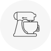 A stand mixer icon