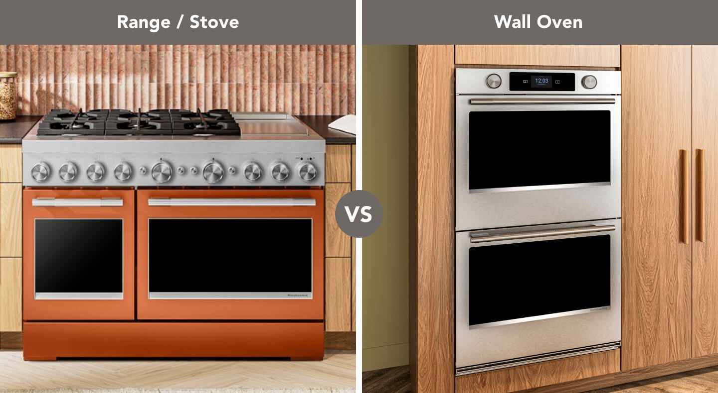 Double wall oven in a modern kitchen