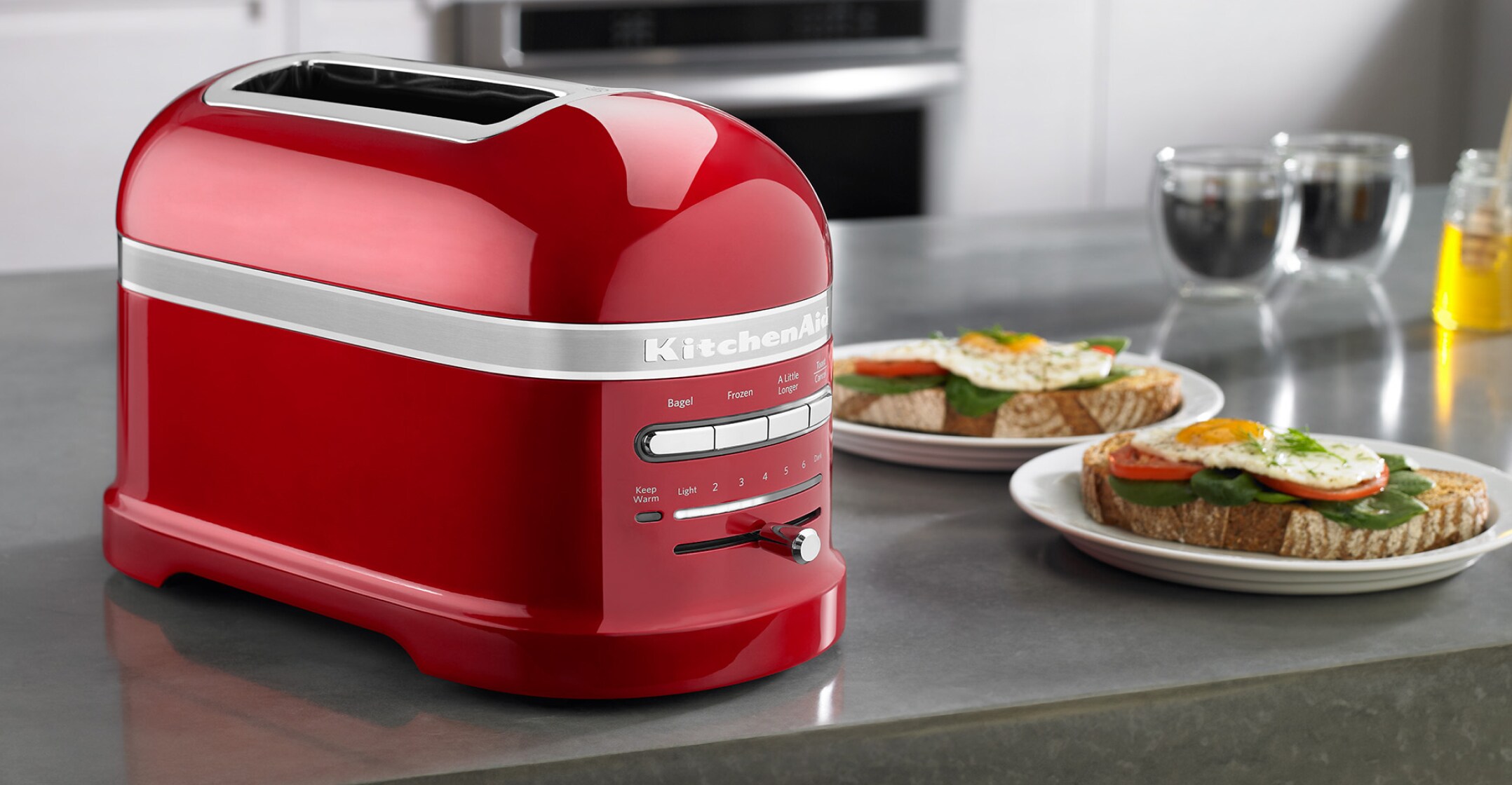 Explore Countertop Toasters Engineered for Control KitchenAid