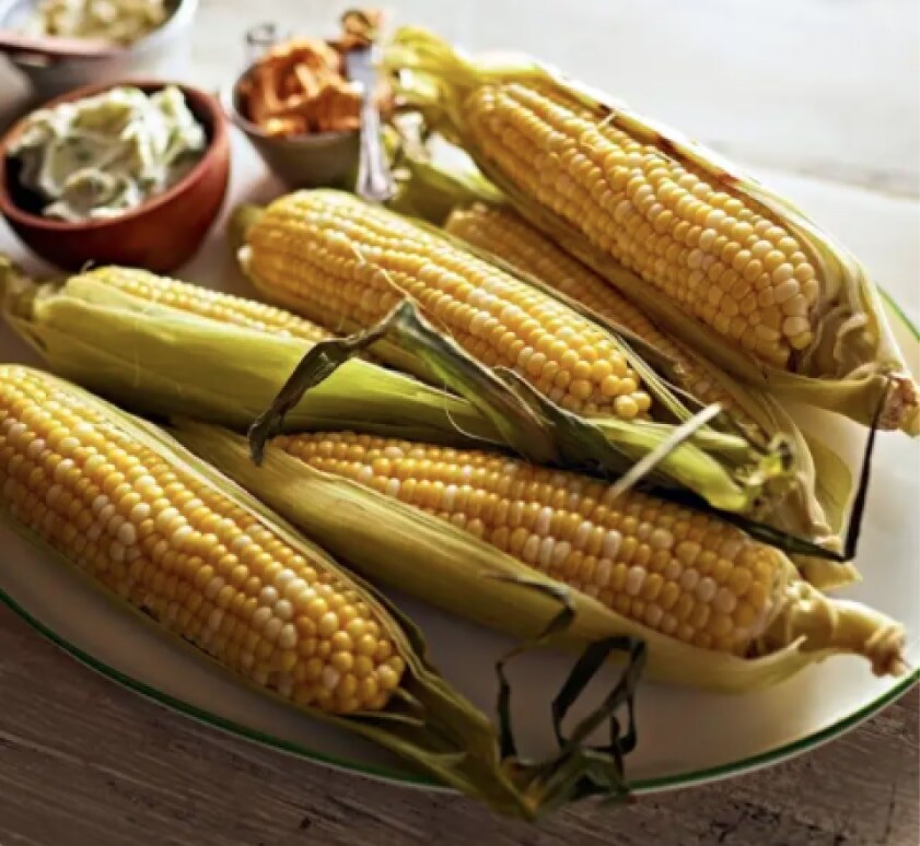 Char Grilled Corn with Three Butters