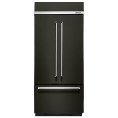 KitchenAid® Built-In Stainless Steel French Door Refrigerator with Platinum Interior Design
